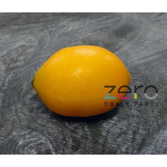 Dekorace citrón 8 cm - žlutý